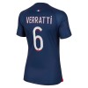 Maglia ufficiale Paris Saint Germain 2023-24 Verratti 6 Casa per Donna